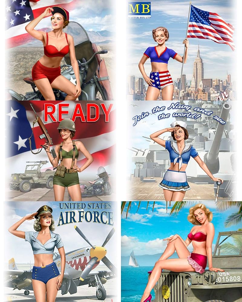 Amazon | Masterbox バンドル ミリタリーピンナップシリーズ6