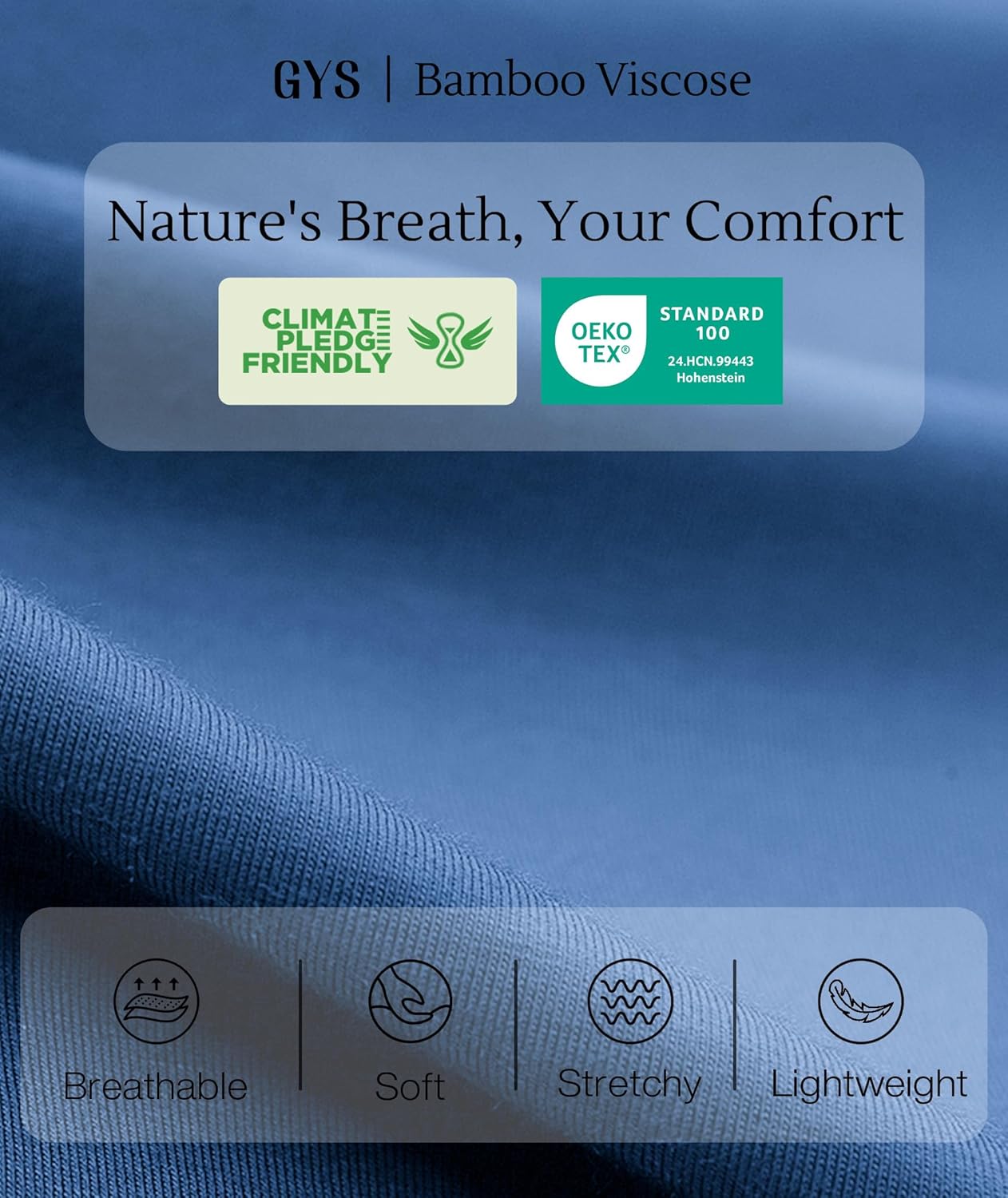 LazyCozy Bamboo Viscose Nightgowns for Women, Soft Night Shirts for Women Sleepwear, Summer Sleeveless V Neck Tank Pajama - Image 5