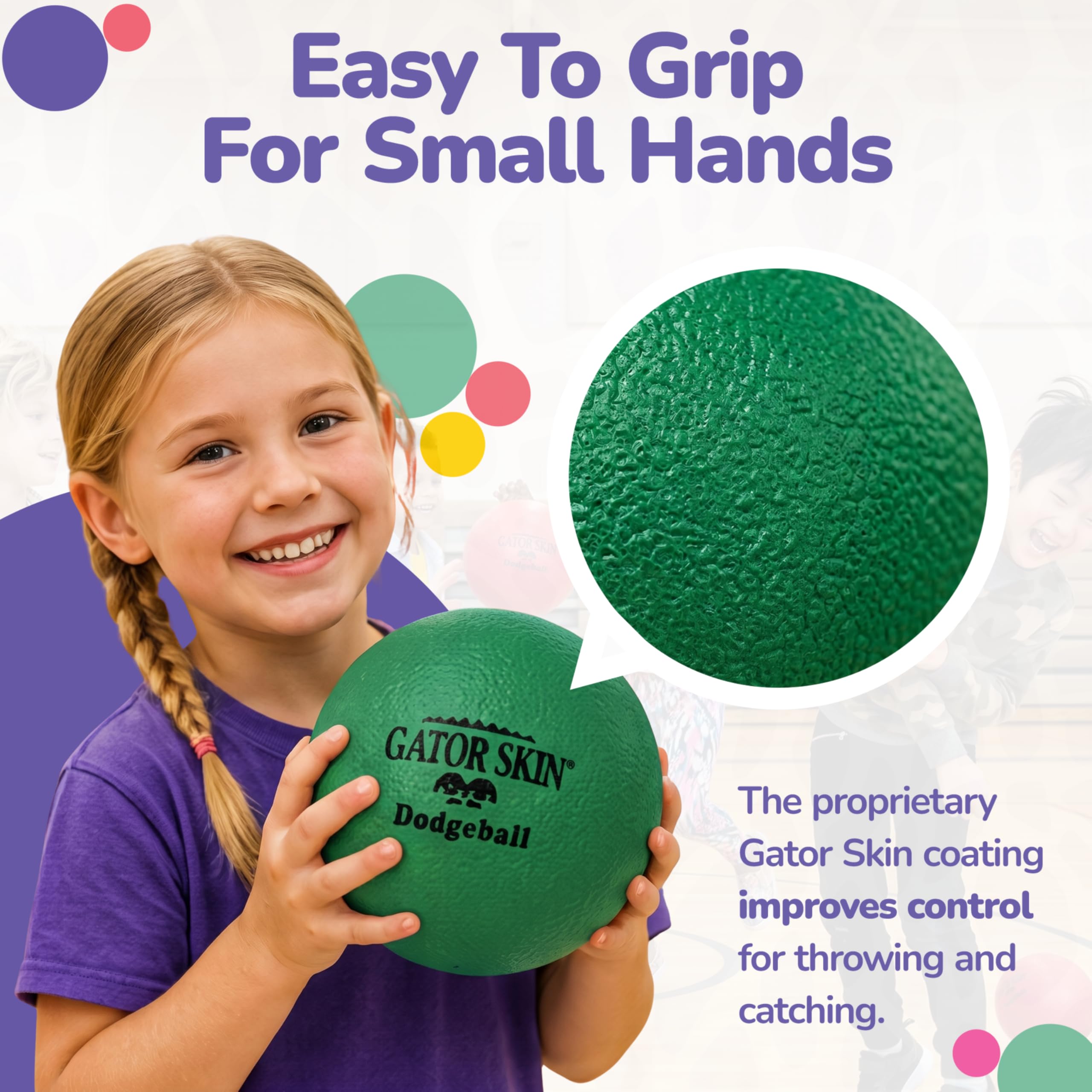 Amazon.com: S&S Worldwide Gator Skin Foam Dodgeballs - Easy Grip