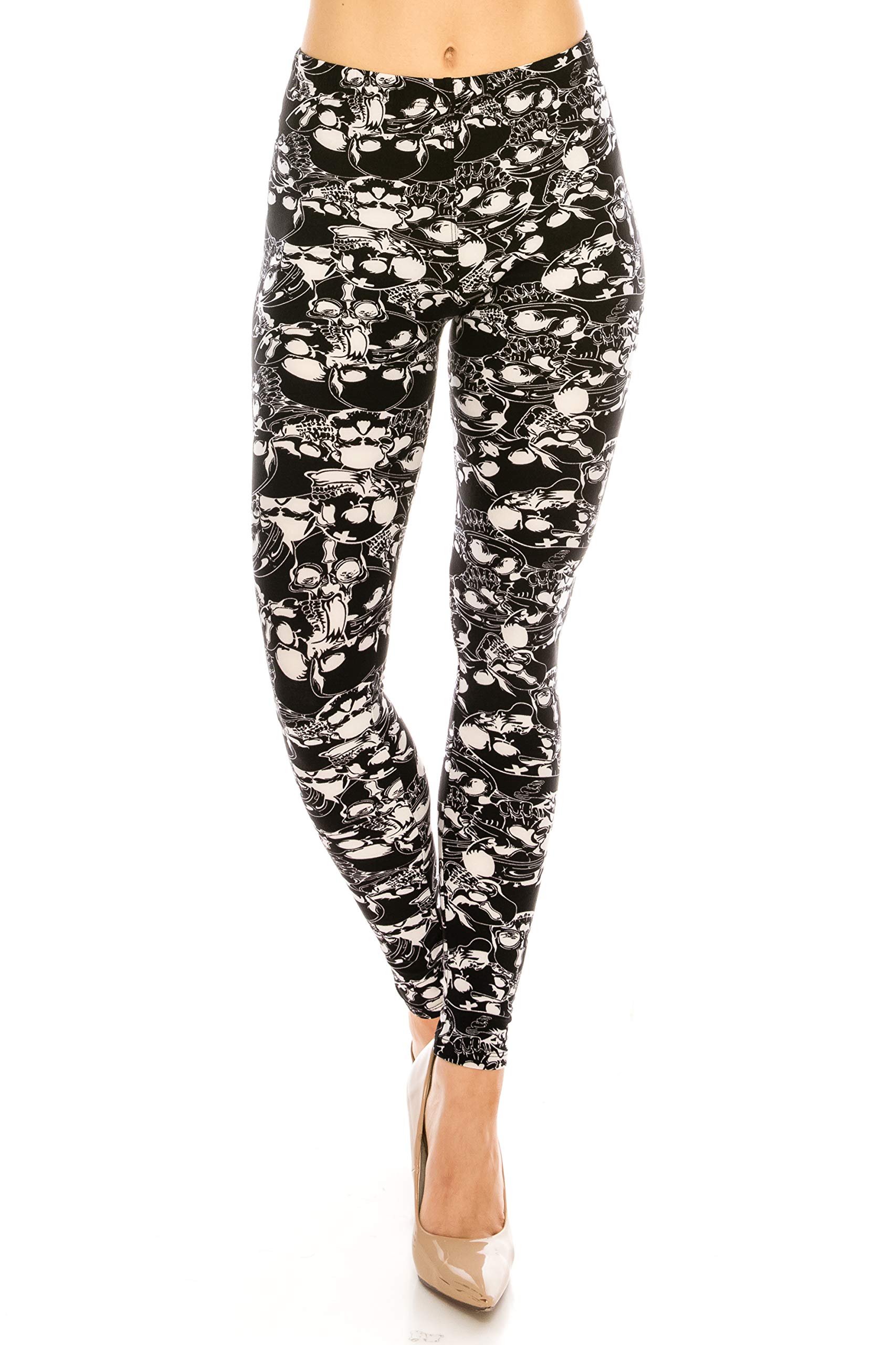 Eevee Women’s High Waist Workout Leggings - Casual Stretch Lightweight Comfort Sports Yoga Running Athletic Lounge Pants