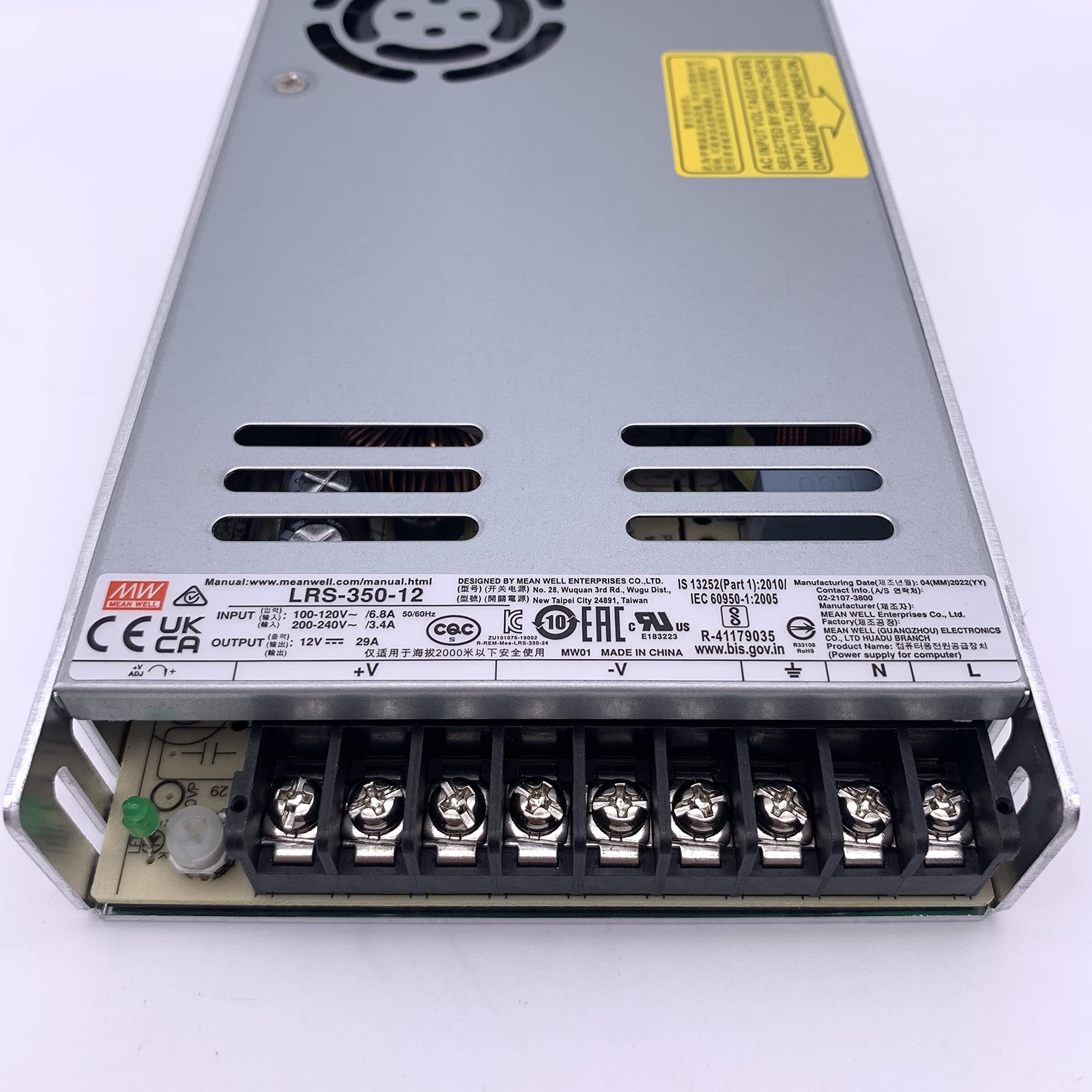 Mean Well LRS-350-12 電源ユニット 350W Amazon.com: MEAN WELL LRS-350-12 Switching Power Supply 348W