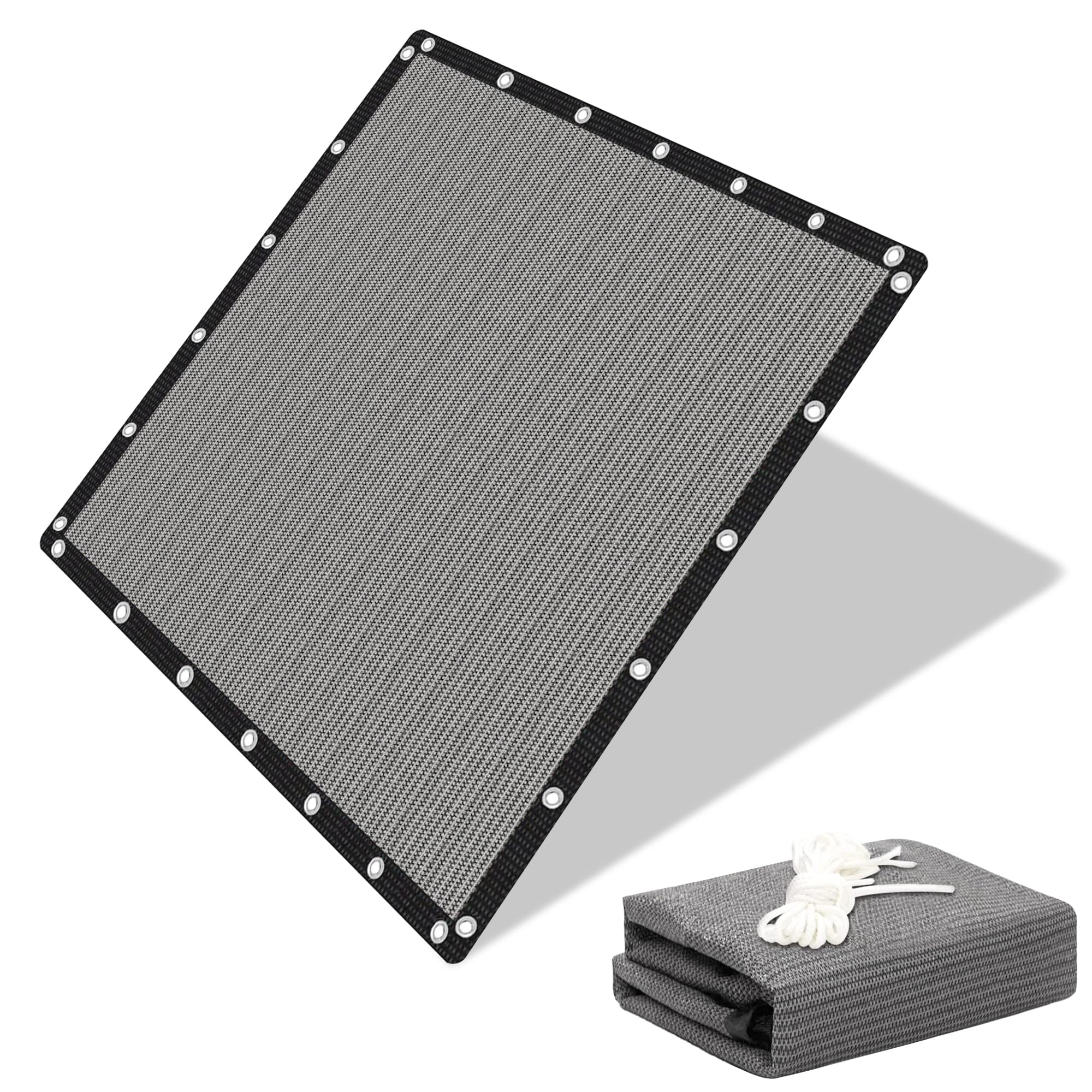 EMERIT 90% Sun Shade Cloth, 10' X 12' Pergola Shade Cover Canopy, 50 MPH Wind-Resistant Tarp with Reinforced Stainless Steel Grommets, Privacy Screen for Outdoor Patio, Backyard, Deck