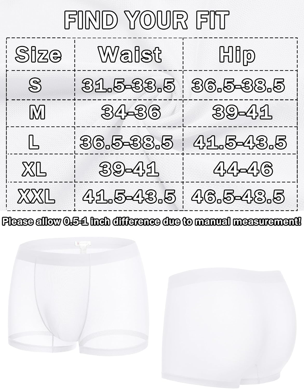 Avidlove Mens Underwear Trunk Breathable Mesh Boxer Briefs Sexy Lingerie Boxer Shorts for Men - Image 6