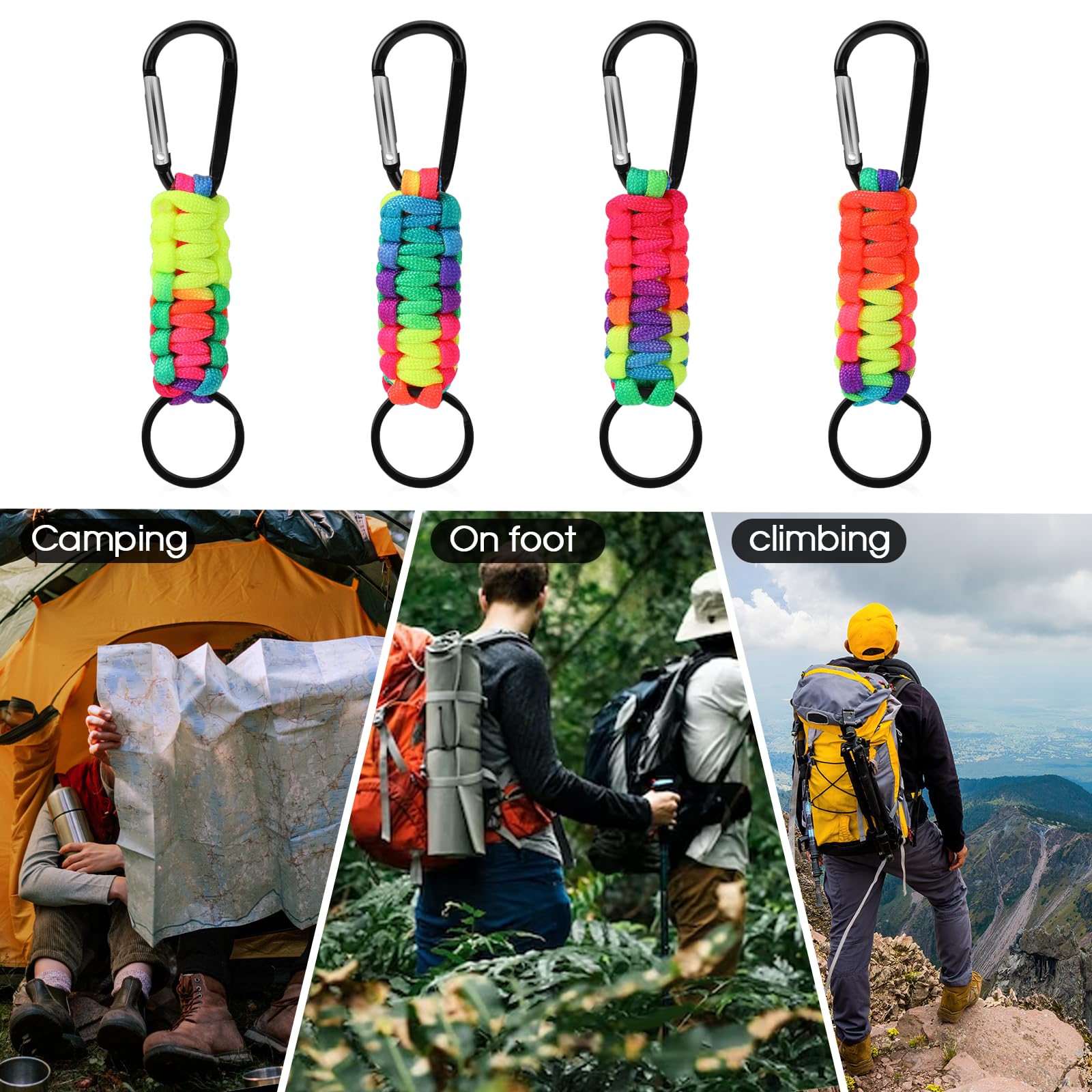 XFSRG Magnetische Karabiner 2er Set - Multifunktional Outdoor Haken