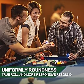 VSSAL Billiard Balls Set Pool Table Balls Universal Regulation Style 16 Ball Set