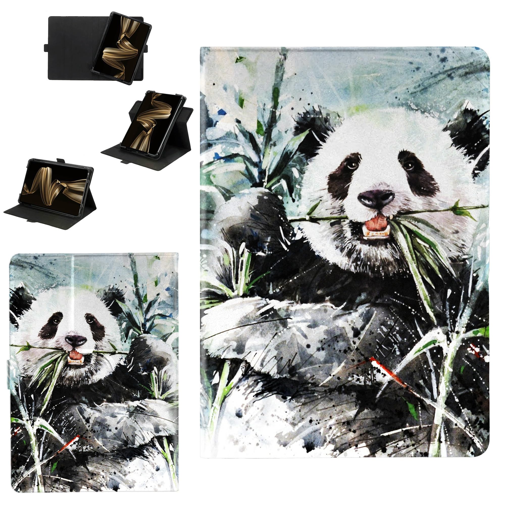 Case Compatible for Cepter Tab Era 10.1 inch Tablet Case Cover [360-Degree Rotating Support][Hardened Edge Protection Against Drops] XM