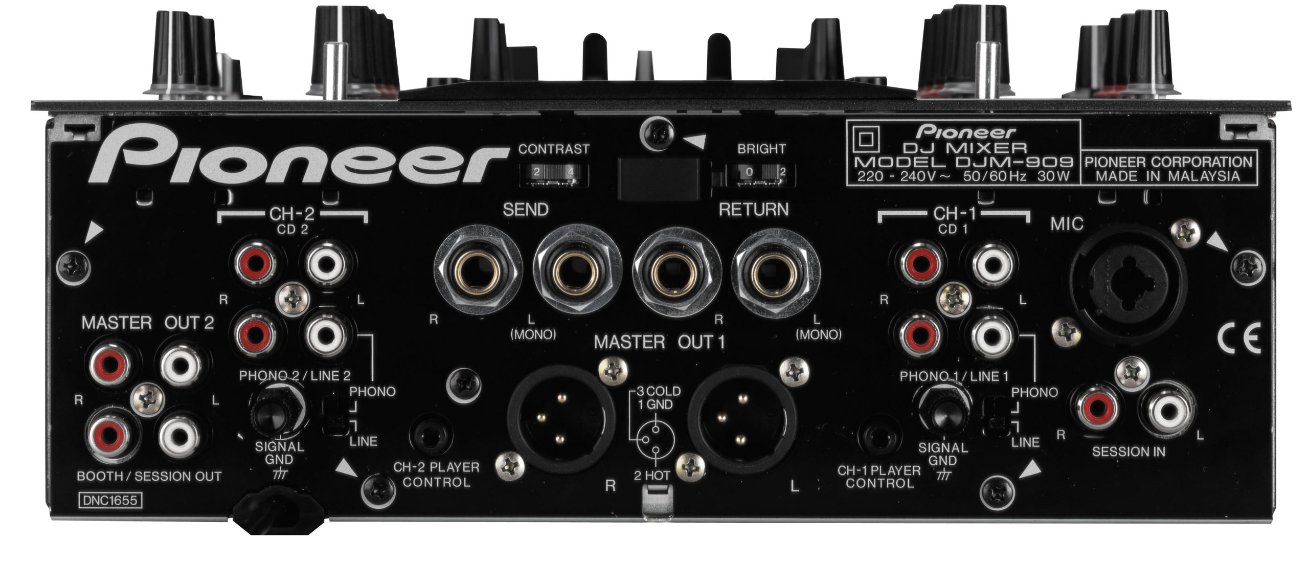 Pioneer DJM-909 Mezclador DJ - Mezclador para DJ (64 Db, 93 Db, 77