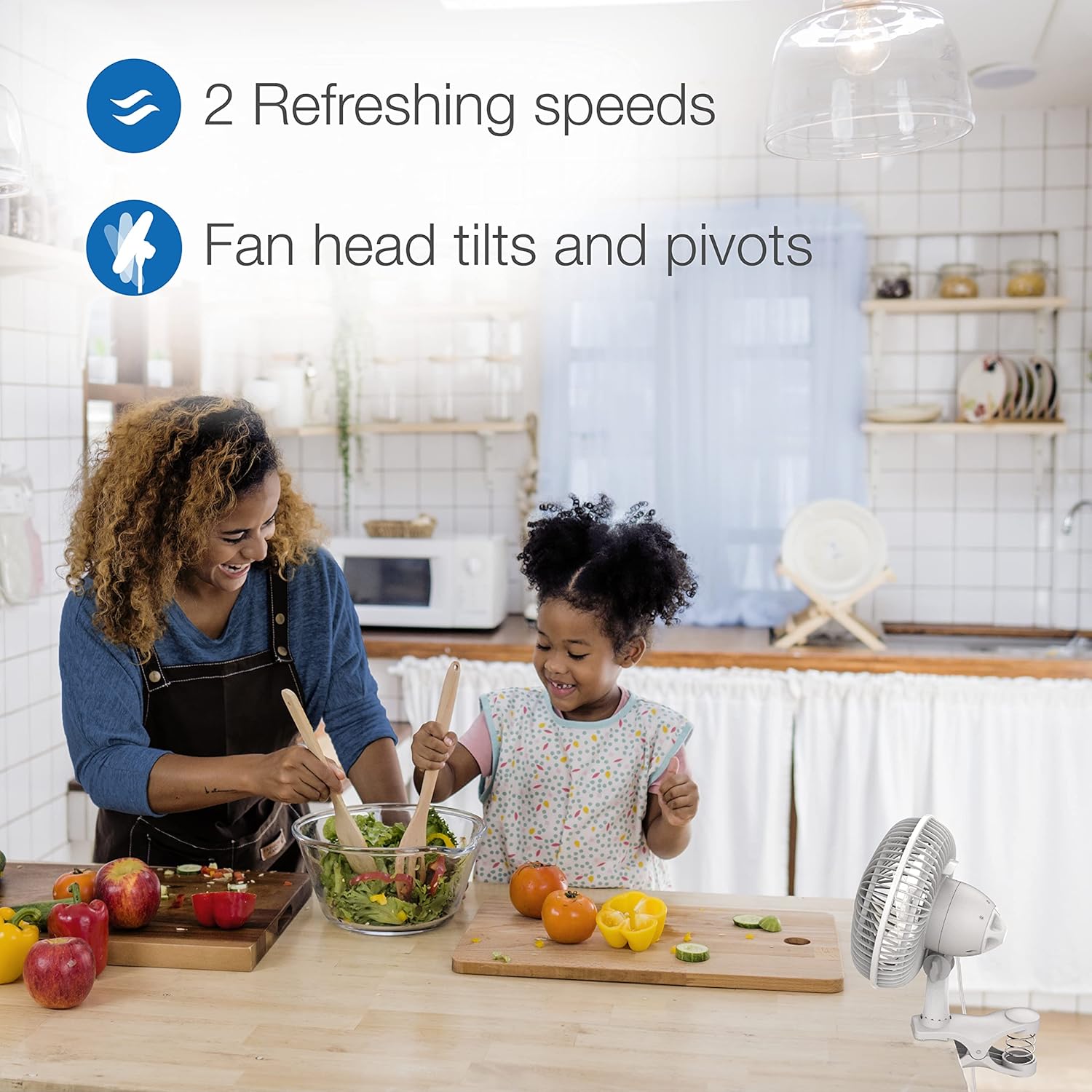 Lasko 2004W 2 Speed 6 Inch White Photo