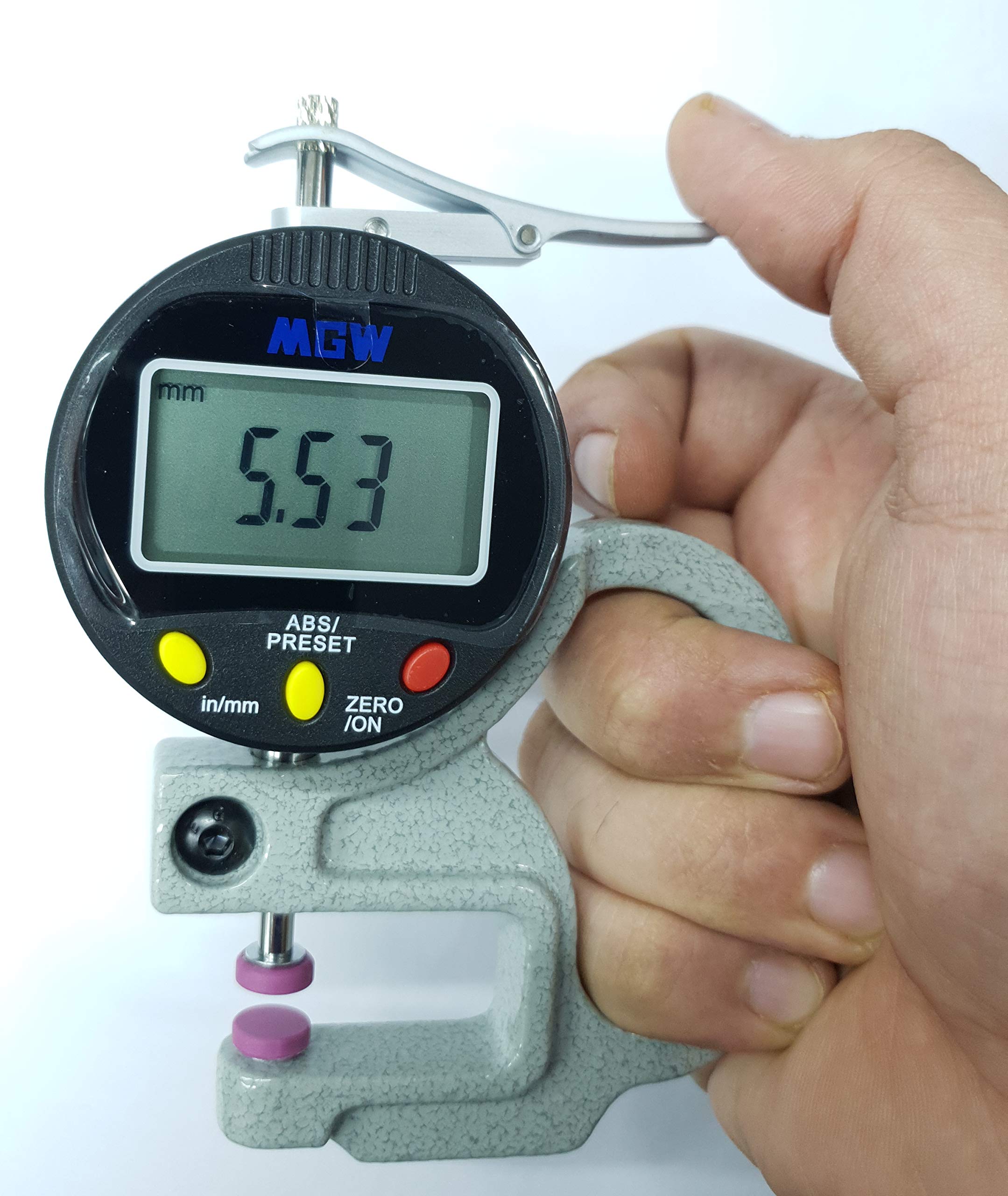 MGW Precision Ceramic Digital Dial Thickness Gauge 0-10Mm Lc 0.01Mm,Multicolor (B07ZFY8G3M) Amazon Price History, Amazon Price Tracker