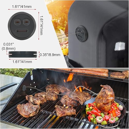 Miniatura 4 de Paquete de 2 sondas de carne de repuesto de 59 pulgadas para parrillas de pellets Pit Boss y ahumadores de pellets. Enchufe de 0.138 in compatible