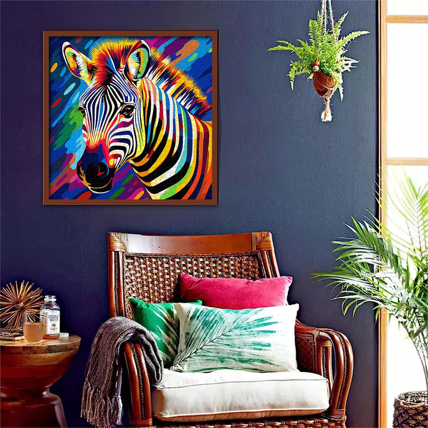 Zebra Puzzles for Adults 1000 Pieces and up, PICKFORU Colorful