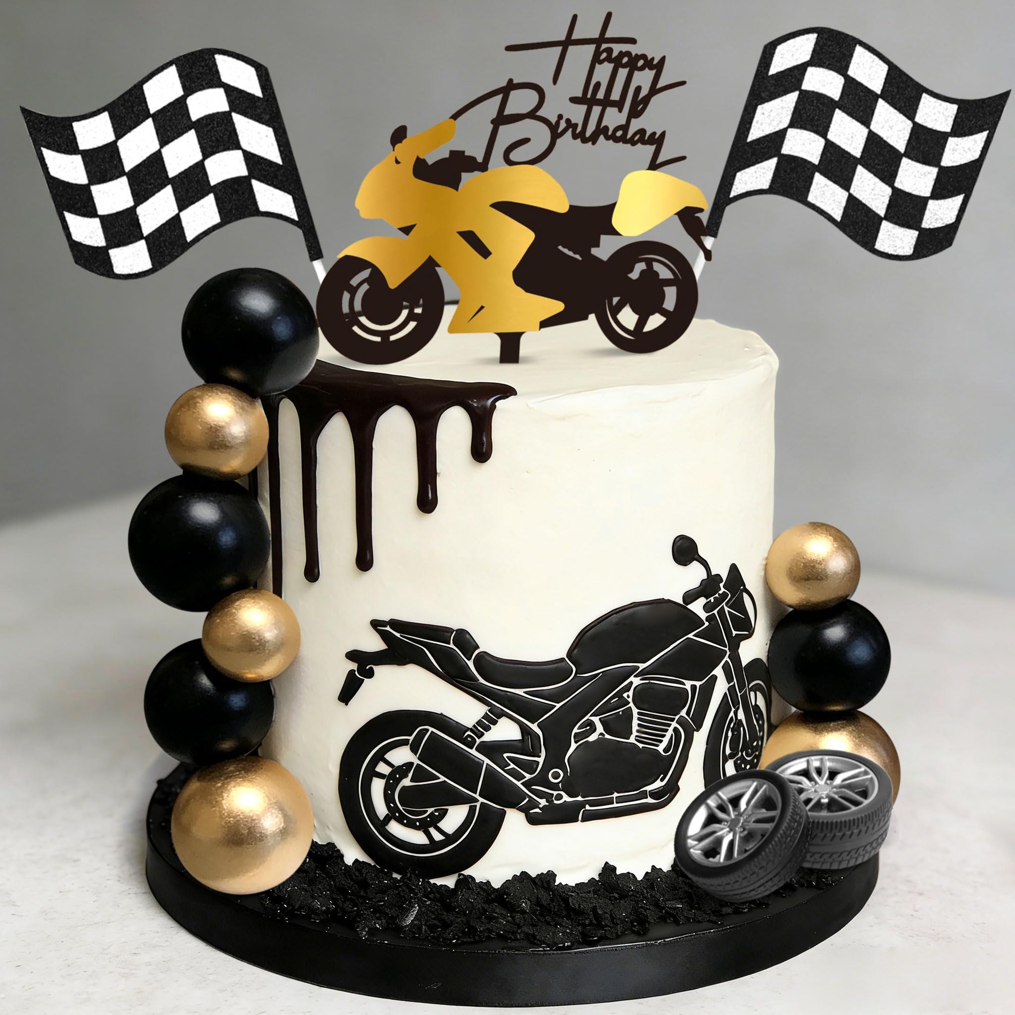 Motorbike Cake Decoration Motocross Birthday Party Decorations