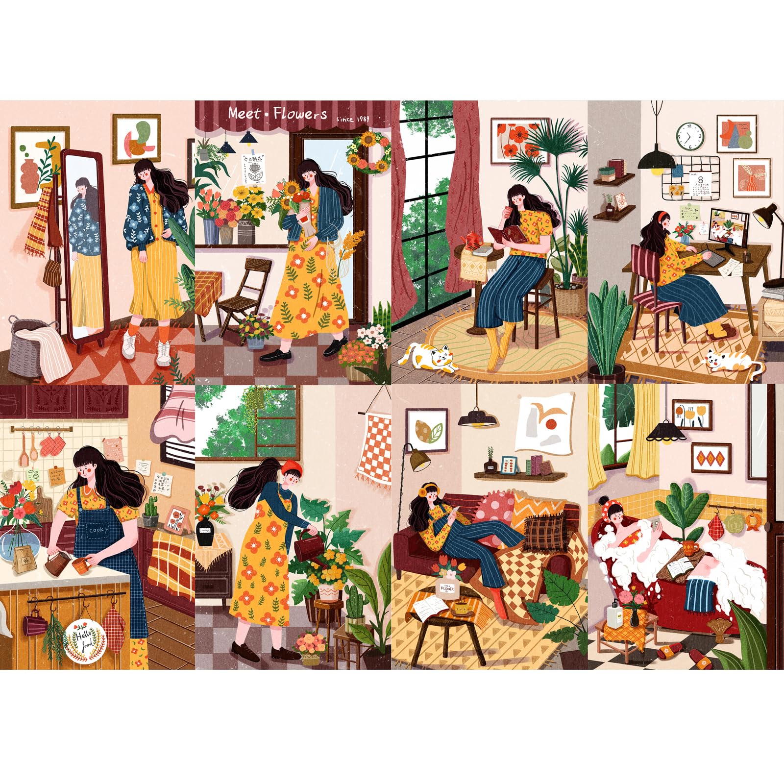 HUADADA Puzzle 1024 Teile
