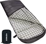 HiZYNICE 0 Degree Sleeping Bags 100% Cotton Flannel for Winter Adults Men Zero Degree Camping XL XXL Big and Tall Extra Large Rectangular