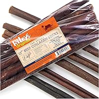 Vista 8 de Riley's Palitos de Colágeno de Res de 12 Pulgadas para Perros, Masticables de Colágeno para Perros, Bully Stick y Alternativa de Cuero Crudo
