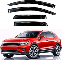 Vista 183 de KPY Moldura deflectora de viento con protección contra la lluvia compatible con GMC Terrain 2018-2023, 4 unidades, para ventana lateral, autoadhesiva