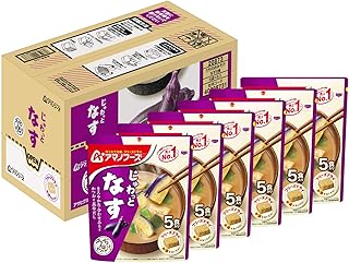 アサヒグループ食品 アマノフーズ うちのおみそ汁なす5食 ×6袋