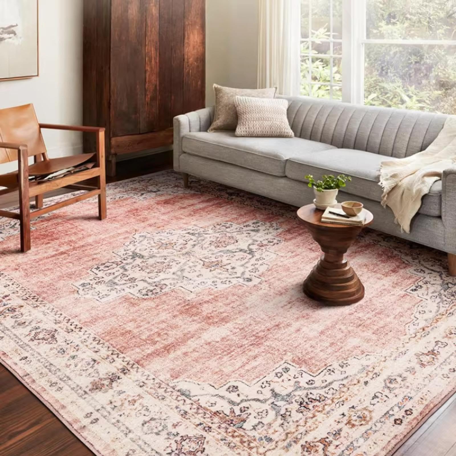 Tapis de salon rétro américain haut de gamme antidérapant 150x240cm