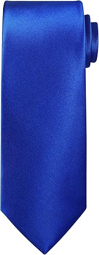 Miniatura 3 de TIE G 5pcs Tie Set in Gift BOX WHITE OR BLACK Solid Color Necktie, Satin Bow Tie, Pocket Square, Lapel, Cuff Links