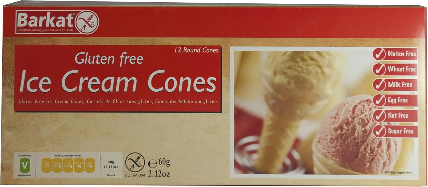 Barkat Gluten Free Ice Cream Cones 60g Grocery & Gourmet Food