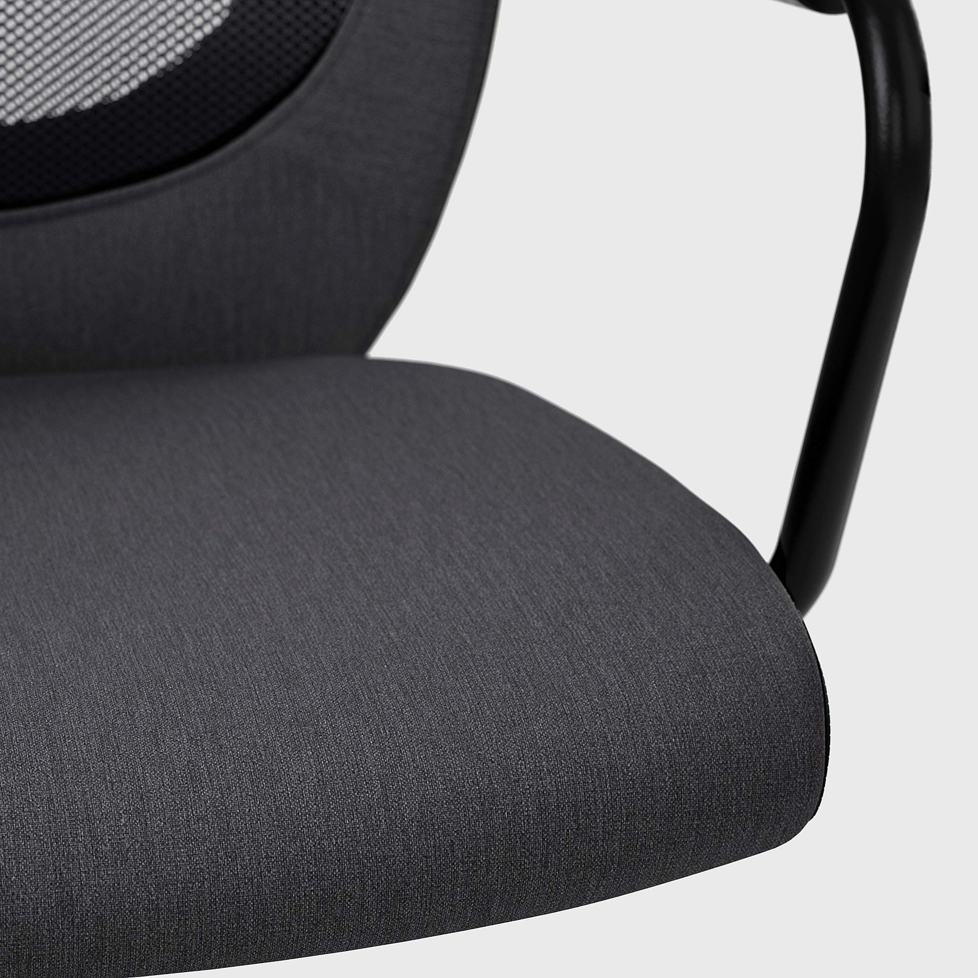 IKEA FLINTAN/NOMINELL office chair with armrests 74x69cm gray