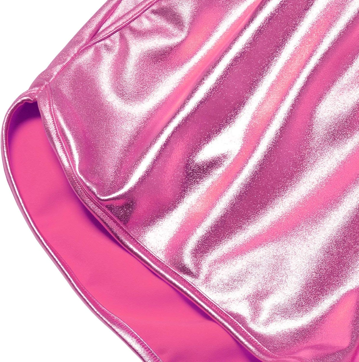 PESION Women's Metallic Shiny Shorts Sparkly Rave Hot Short Pants : Clothing, Shoes & Jewelry
