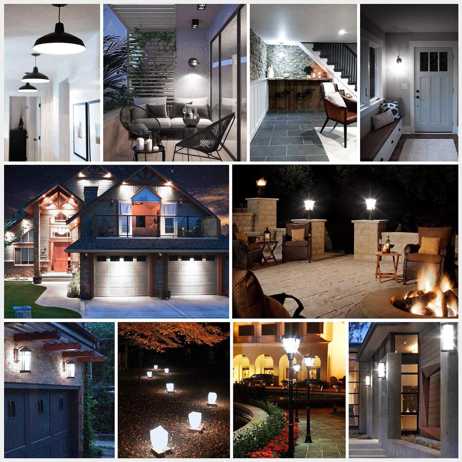 2 bombillas LED maíz, bombillas LED E27, 20 W, 2500 lúmenes, 3000 K/6000 K, superbrillantes.