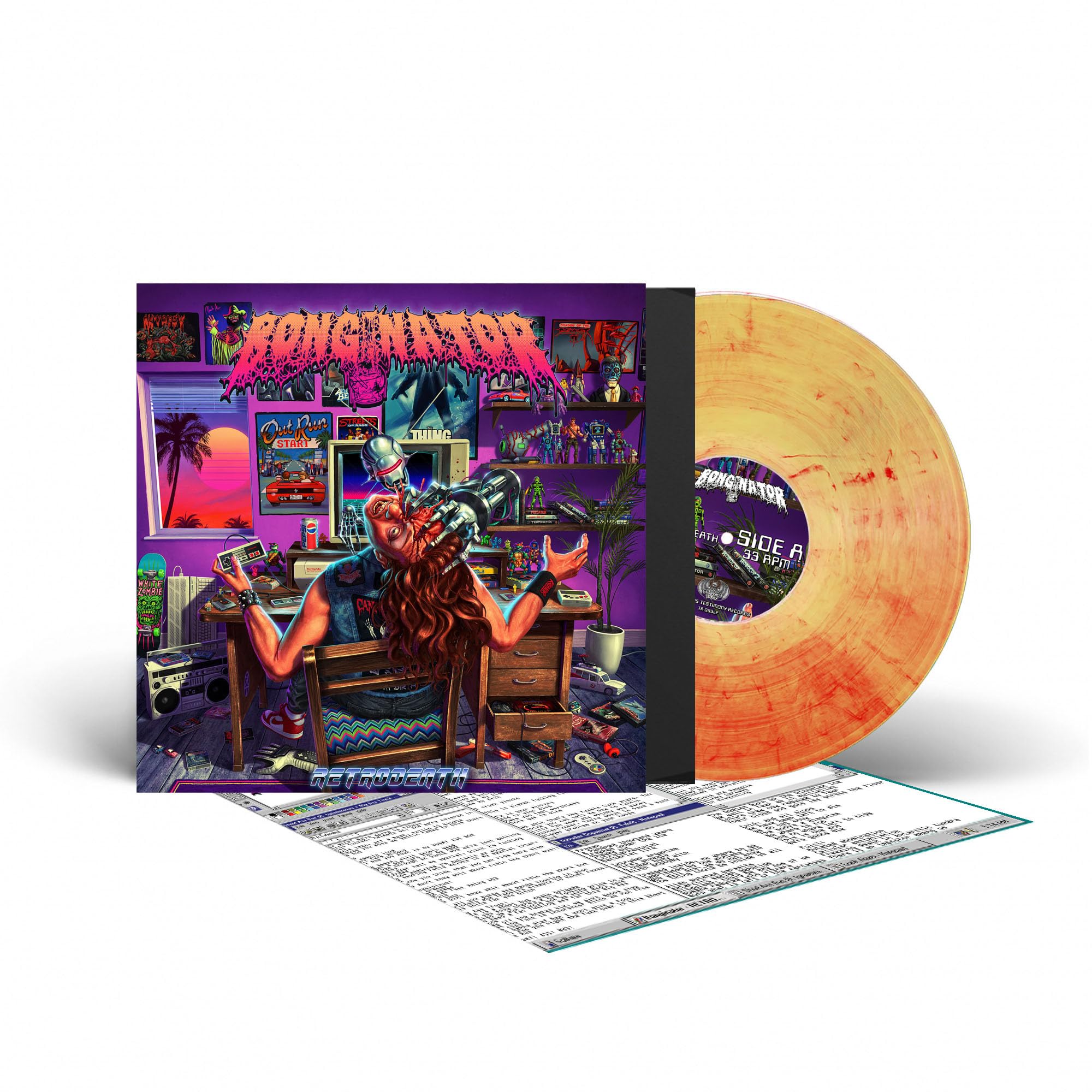 RETRODEATH (TRANS YELLOW/BLACK MARBLE) [VINYL]