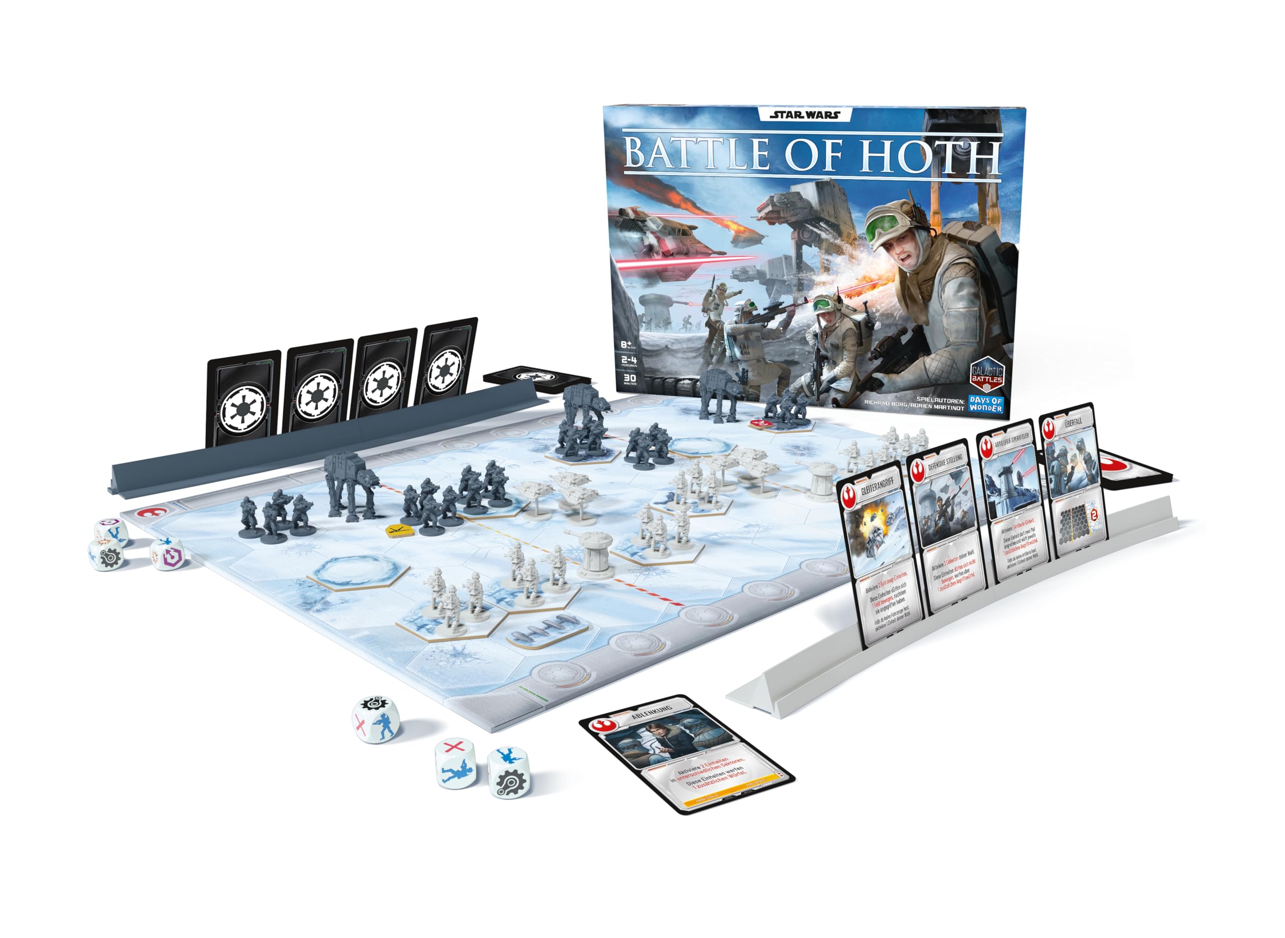 Days of Wonder, Star Wars: Battle of Hoth Strategy Game, 30 Minutes, for 2-4 Players Aged 8+, Game in German - Image 3