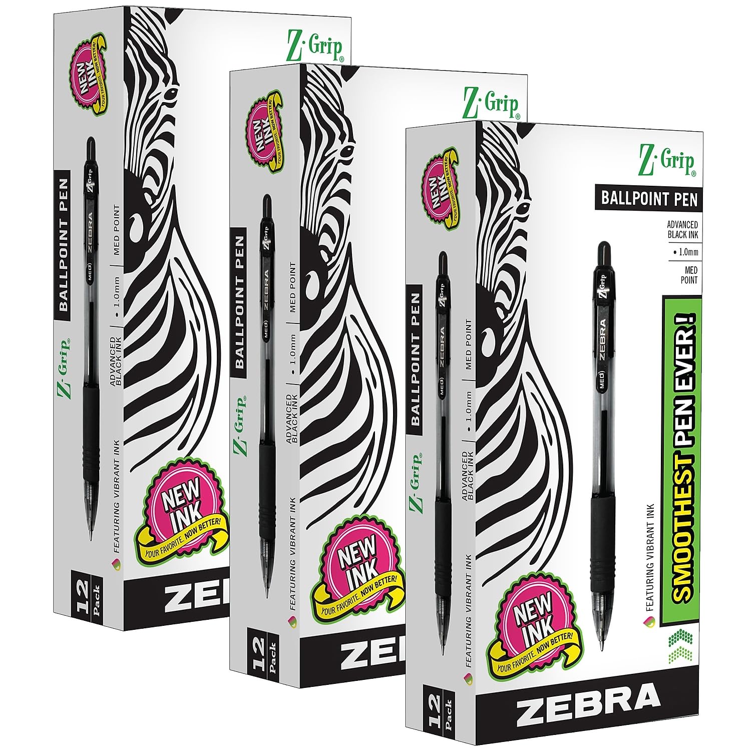 Amazon.com : ZEBRA Pen Z-Grip Retractable Ballpoint Pen