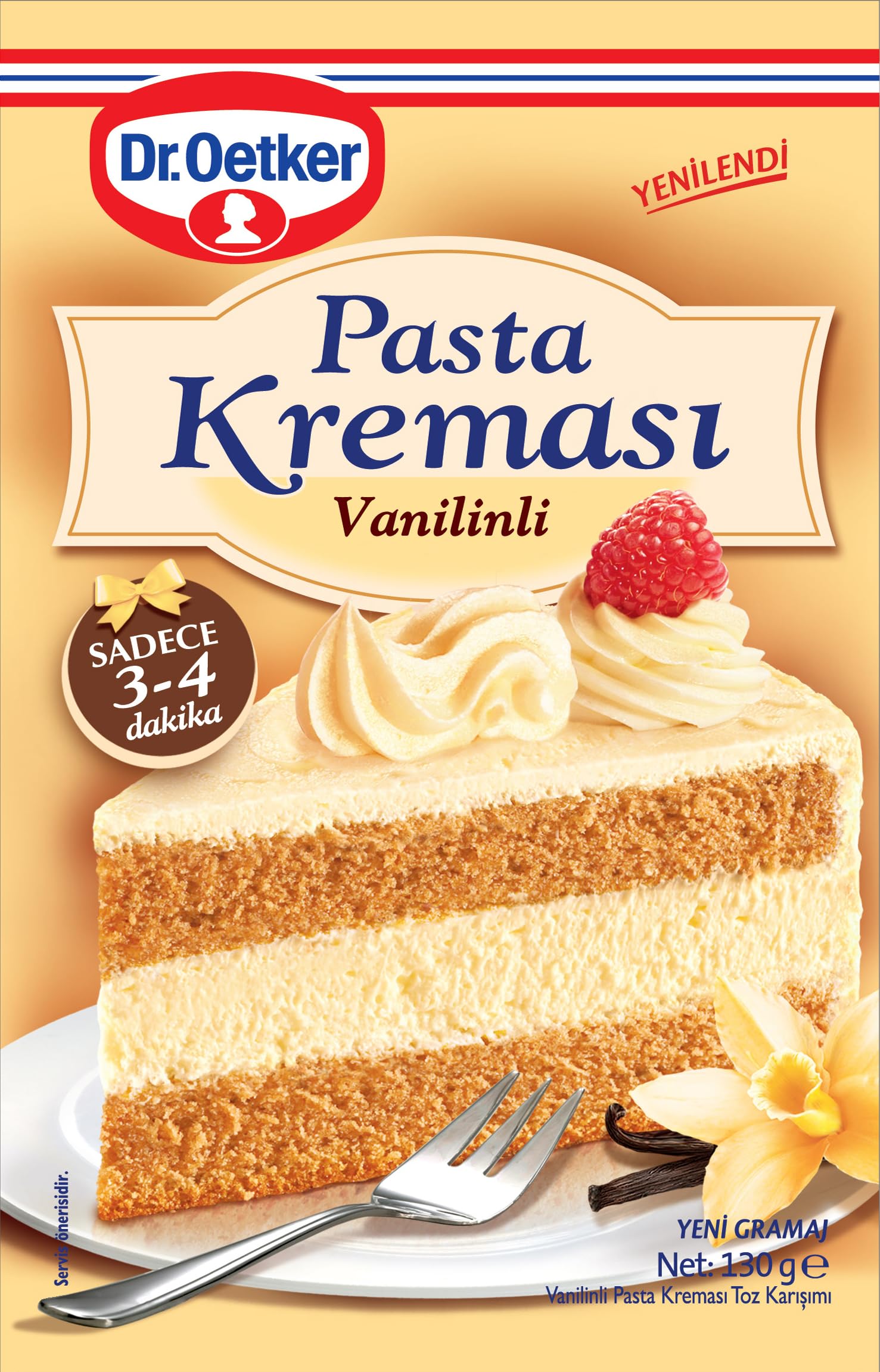 Dr. Oetker Pasta Kreması Vanilinli
