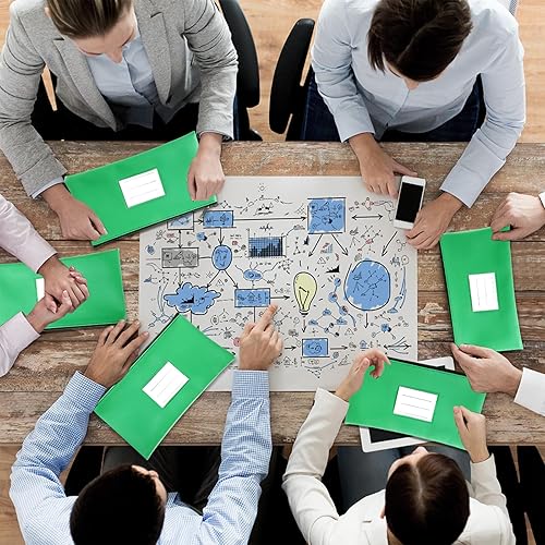 Miniatura 6 de Paterr 6 bolsas de dinero con cremallera, de piel sintética, bolsa de seguridad para dinero, soporte para recibos, cartera con etiqueta para dinero