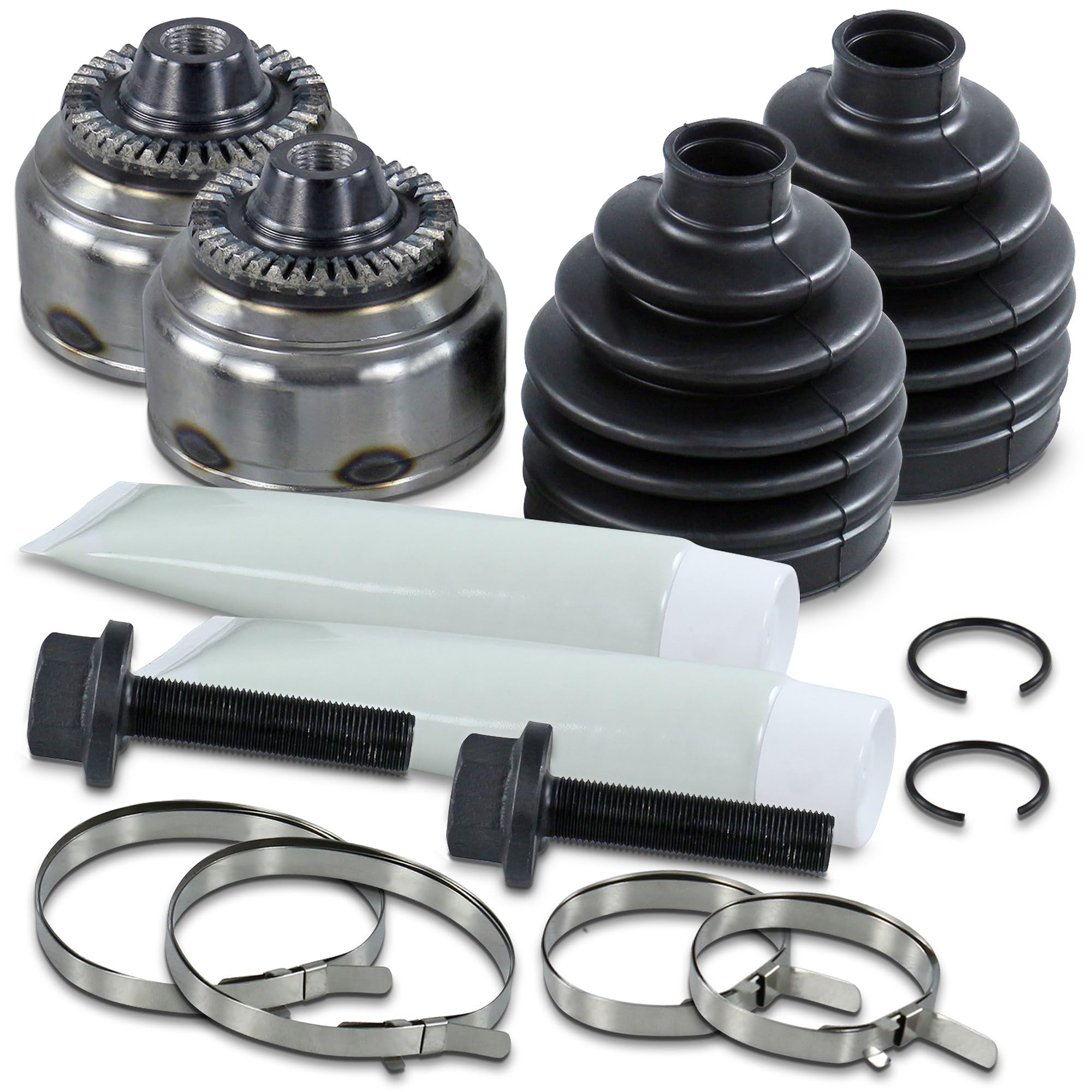 BESTPRICE 2 Juegos de juntas homocinéticas del eje de transmisión delantero, lado rueda Compatible con BMW 5 (F10),Gran Turismo (F07),5 Touring (F11),6 Cabrio (F12),6 Coupé (F13),6 Gran Coupé (F06),7