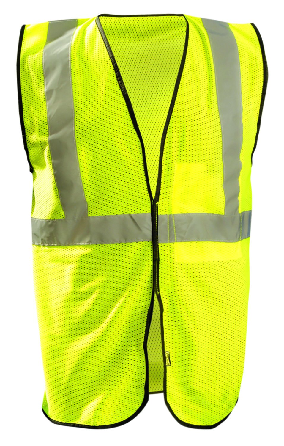 OccuNomixECO-GC-Y2/3X High Visibility Value Mesh Standard Hook & Loop Vest, Class 2, 100% ANSI Polyester Mesh, 2X-Large / 3X-Large, Yellow
