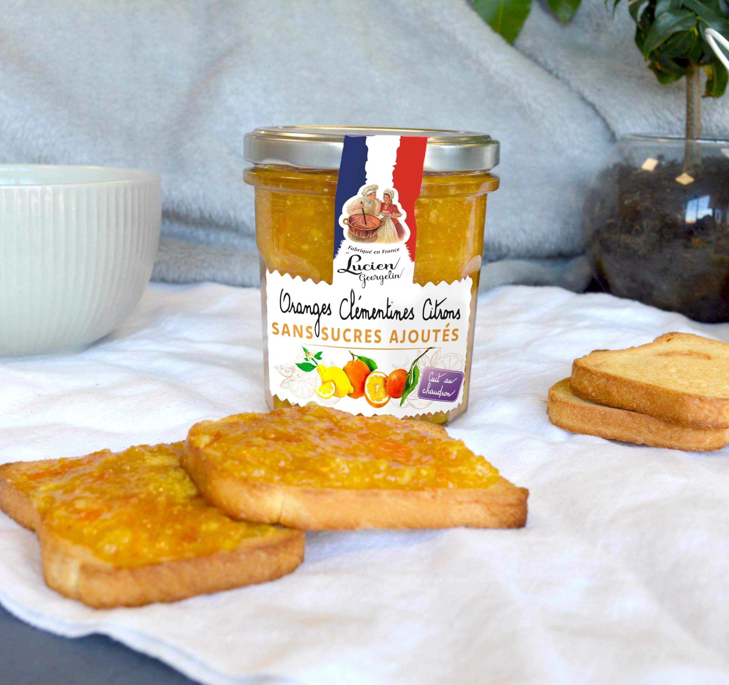 Lucien Georgelin Préparation de fruits Sans Sucres Ajoutés 6 pots | 320g