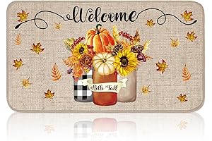 Timgle Non-Slip Fall Floor Mats for Farmhouse