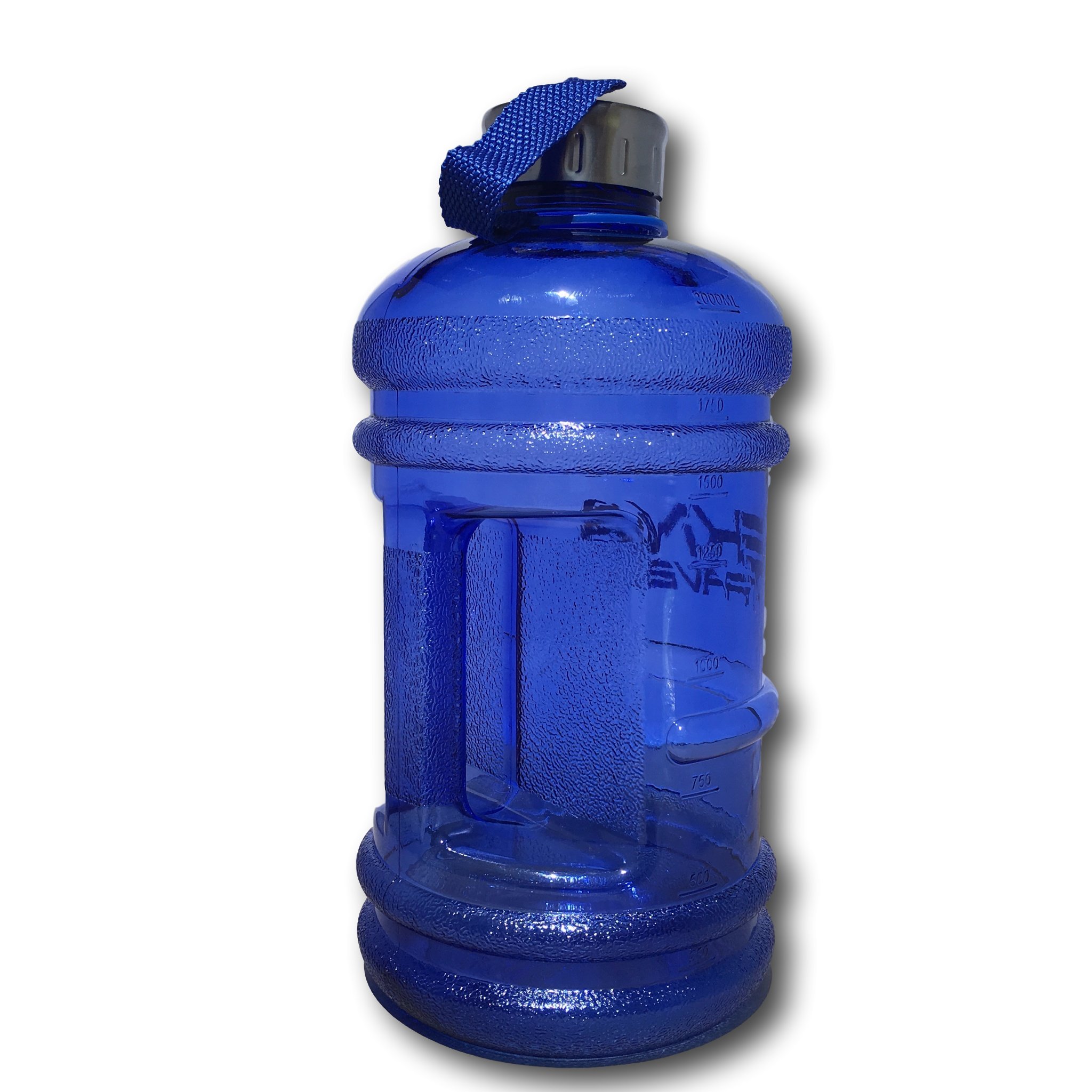 EKNA Bottle | 2.2/1 Liter | Wasserflasche | Trinkflasche | Wasser Gallone | Ideal für den täglichen Wasserbedarf | Für den Alltag, Fitness oder Reisen | BPA Frei | Mit Füllstandsanzeige