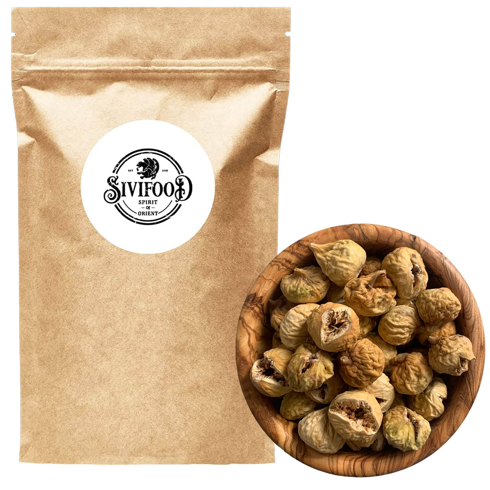 SIVIFOOD Fichi nani essiccati naturali 200g – Non trattati, senza zuccheri aggiunti né solfiti – Frutta secca premium 100% naturale – Morbidi, dolci e ricchi di gusto – frutta secca fichi secchi