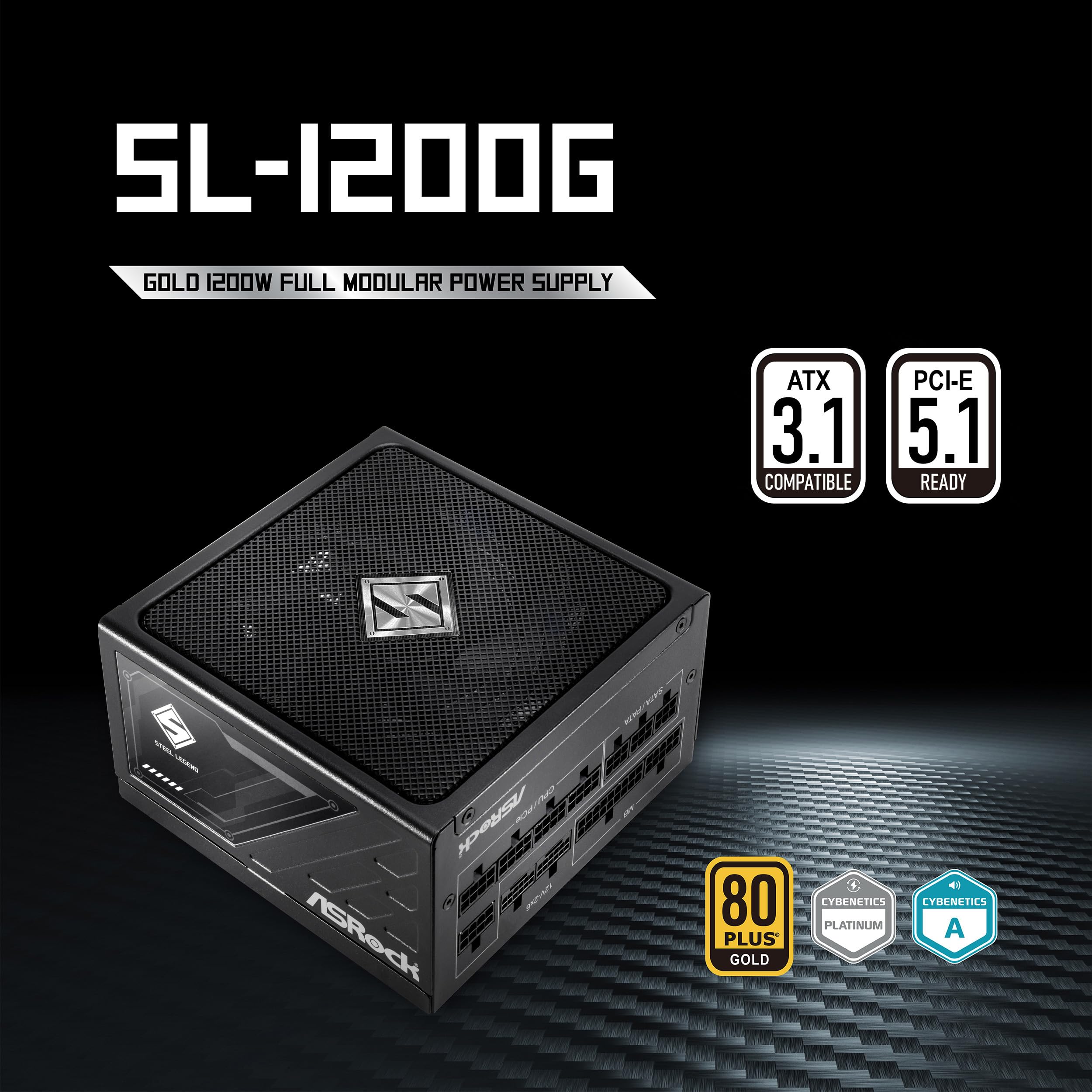 Amazon.co.jp: ASRock Steel Legend SL-1200G 1200W 80 Plus Gold
