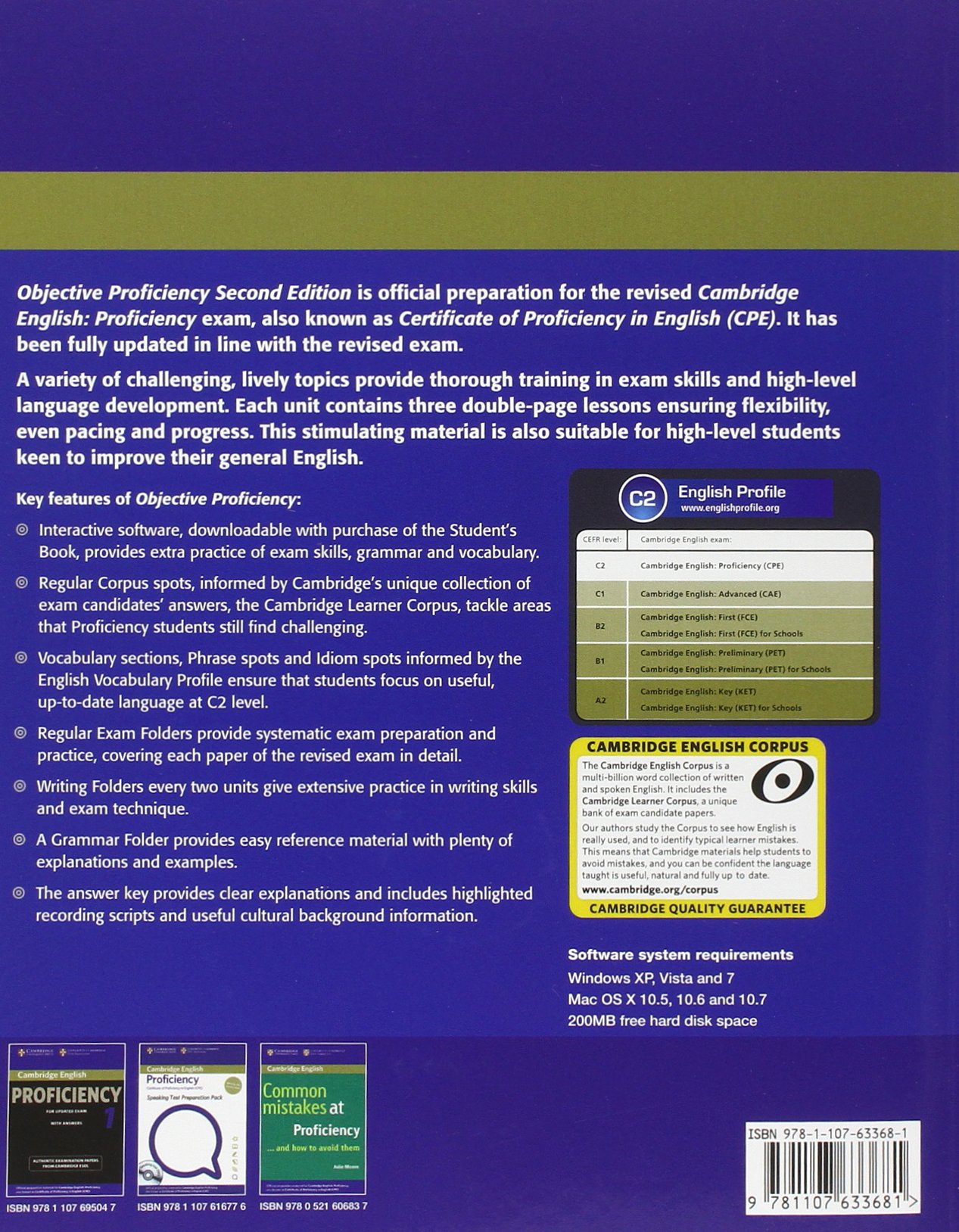 Objective Proficiency Student's Book Pack (Student's Book with Answers with Downloadable Software and Class Audio CDs (2)) 2nd Edition [Lingua inglese]