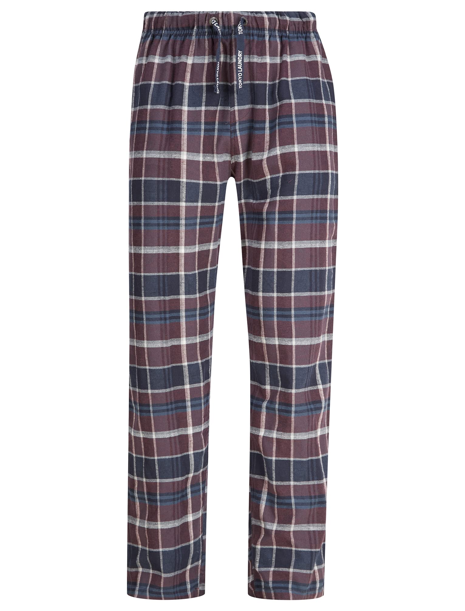 Tokyo Laundry Men's Checked Cotton Flannel Pyjama Bottom Lounge Pants