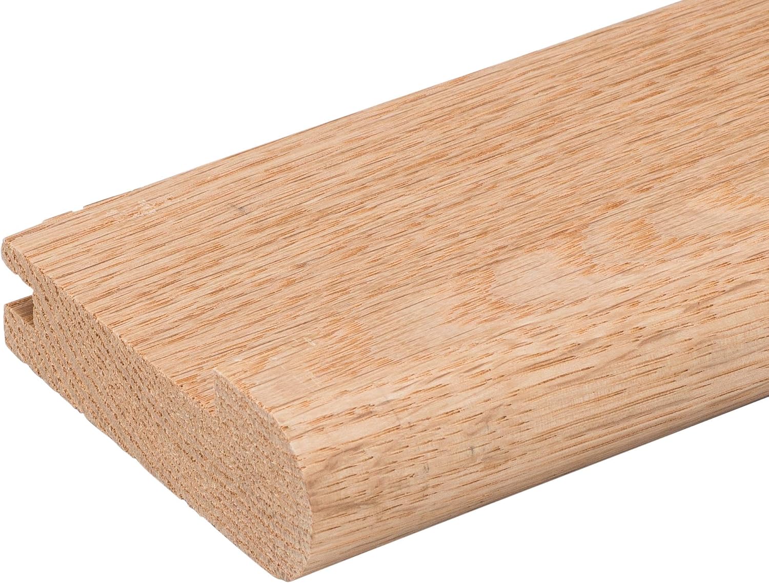 3/4 BUTT STAIR NOSING UNFINISHED RED OAK (4 FT Long)