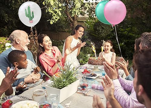 Miniatura 6 de 30 globos de fiesta de cactus para fiesta tropical hawaiana Luau/decoraciones de cumpleaños/fiesta de carnaval temática de verano/baby shower