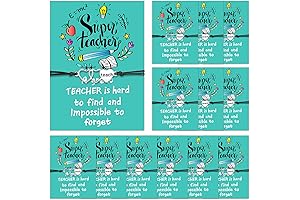 12 Pcs Teacher Appreciation Bracelets