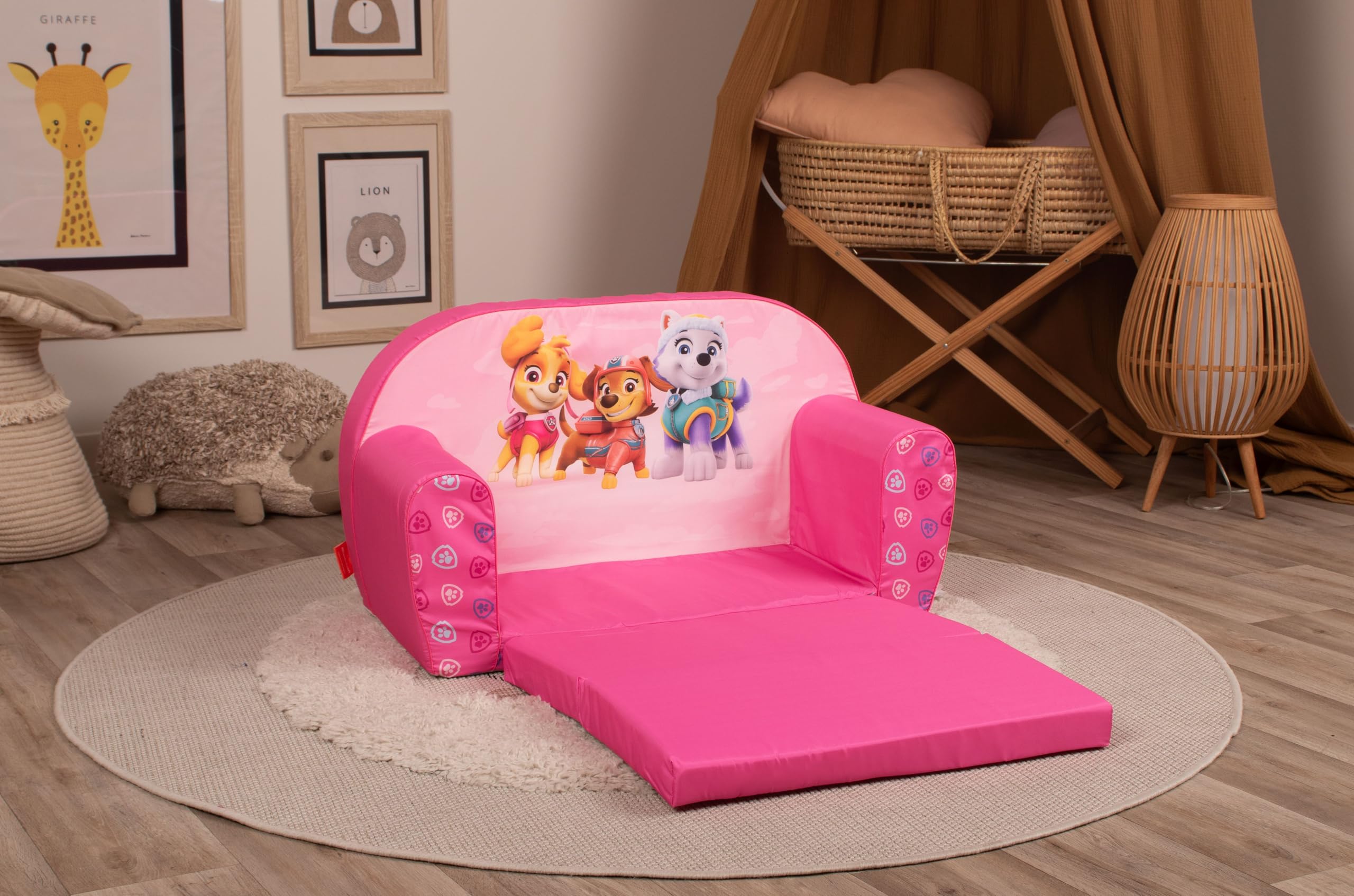 Simba Paw Patrol Sofa, Rosa 'Pfoten'