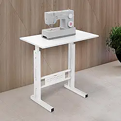 Mesa Multiuso Bancada Portátil Tampo Liso Para Máquina de Costura e Bordado Doméstica Singer Brother Elgin Regulável