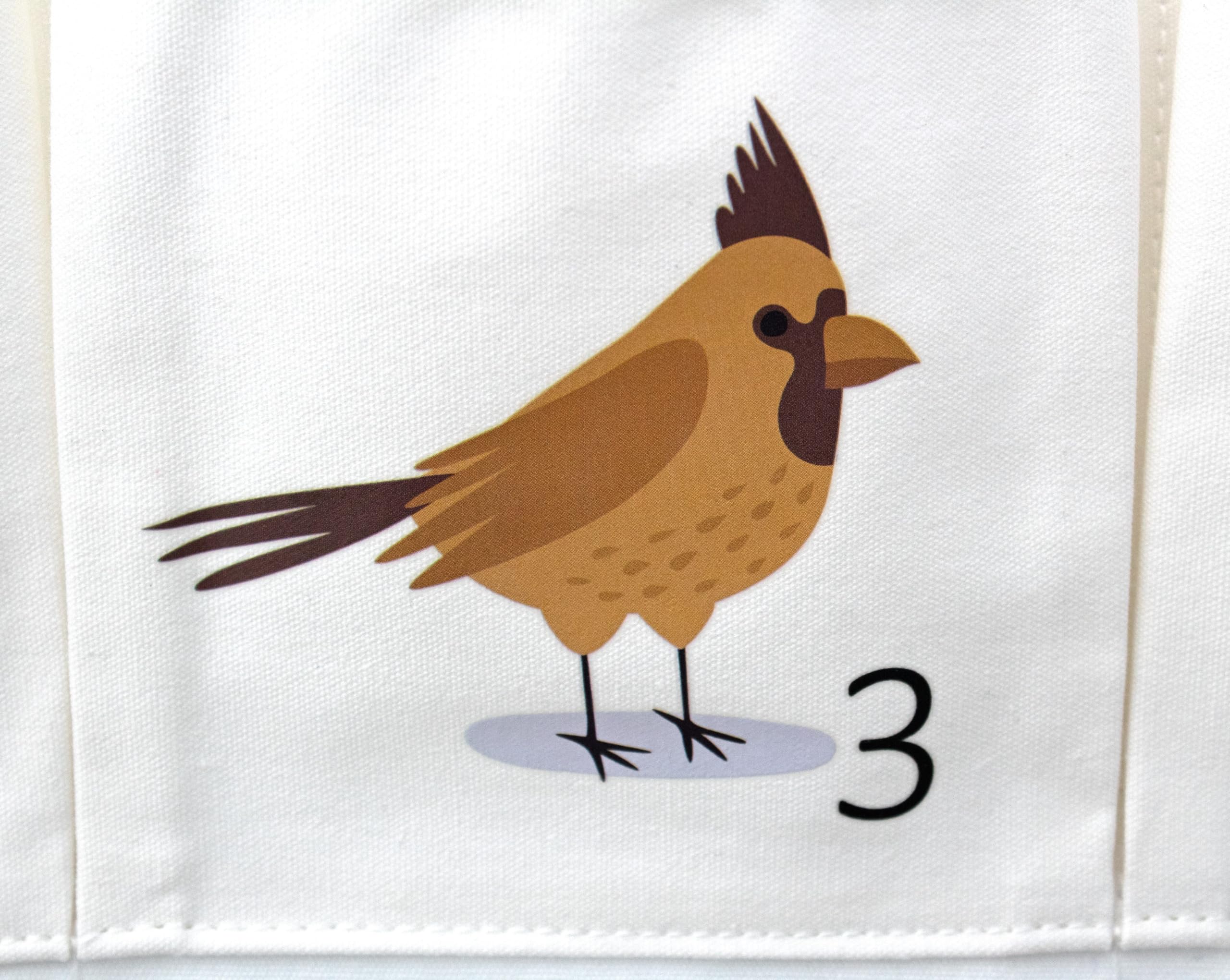 Adventskalender zum Befüllen, Kinder, Stoff, Alternative zu Tüten, groß xxl, Holz, Idee für Weihnachten 2025, hängend, Wandkalender, Wandteppich, wiederverwendbar, für Mädchen Jungs [Weiß]