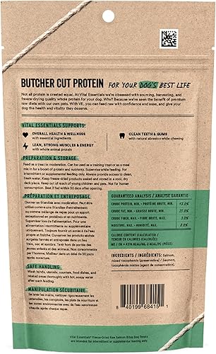 Vista 25 de Vital Essentials Beef Tripe Bites - Golosinas para perros, 2.3 onzas, crudas liofilizadas Proteína única Golosinas de entrenamiento con alto
