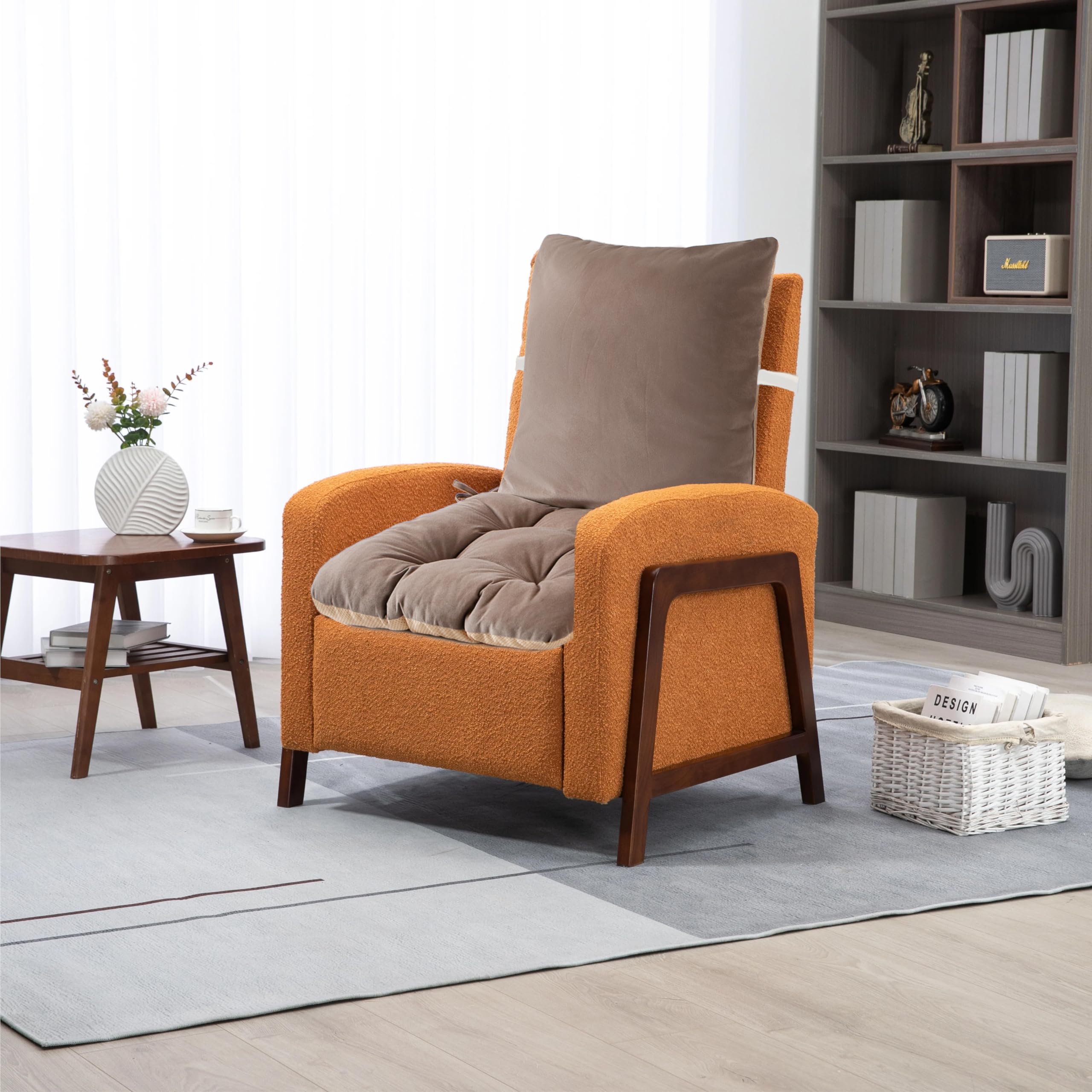 Cojín ortopédico de espalda baja para aliviar el dolor lumbar extra grande, cojín de asiento antideslizante para sofá, cama, almohada de lectura con correas de extensión ajustables para tumbona