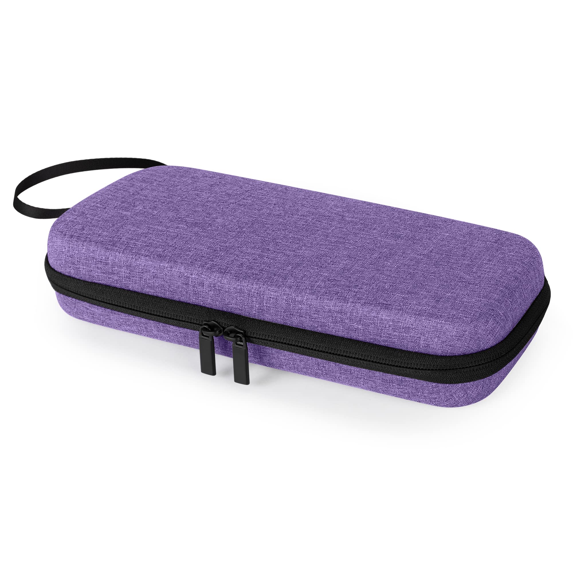 Travel Carrying Case Compatible with Bitzee Interactive Toy Digital Pet, Storage Bag with Adjustable Shoulder Strap for Virtual Electronic Pets and Accessories, Purple, Bag Only